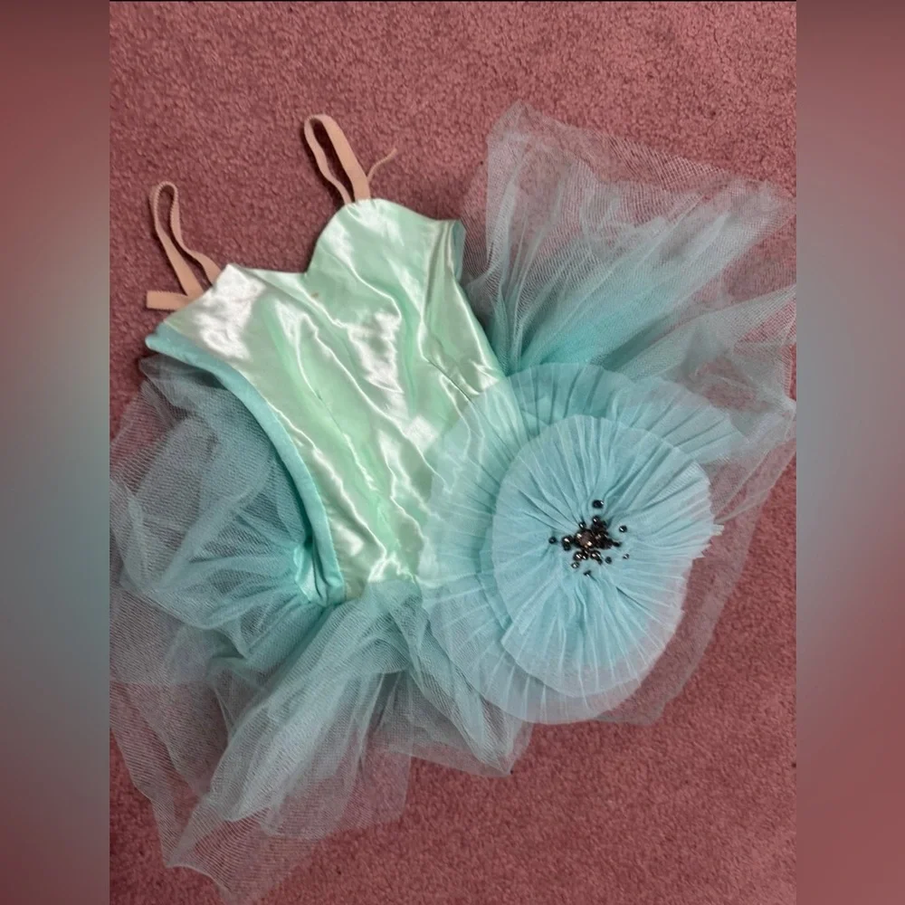 Vintage 2 3 t kids girls toddler dress costume tutu princess theater dance skirt